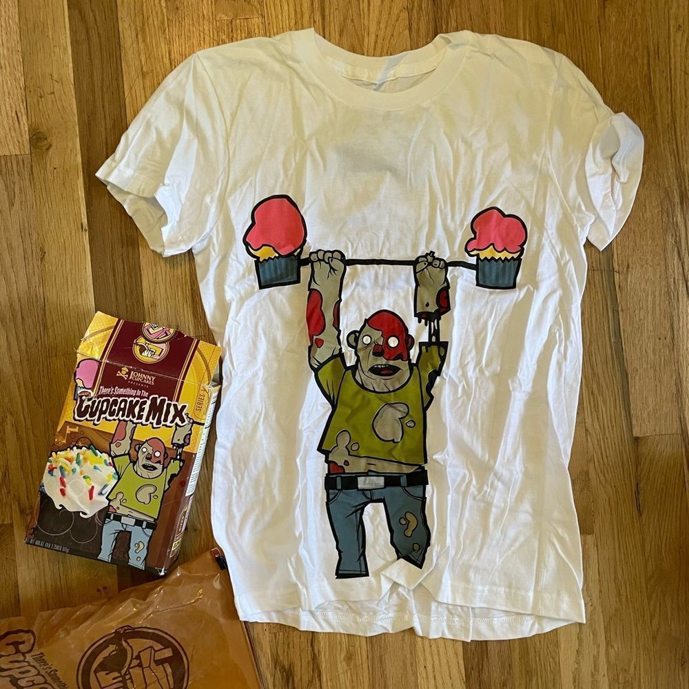 Limited Edition Johnny Cupcakes Zombie Night of the Lifting Dead T-shirt